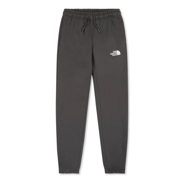 The North Face Tapered Closed Hem Fleece Jogging Bottoms Junior Anthracite Grey unisex M