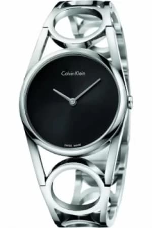 Ladies Calvin Klein Round Small Bangle Watch K5U2S141