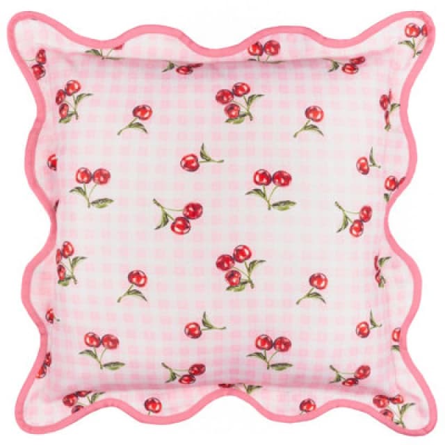 Furn Fruits Cherries 45X45 Outdoor Polyester Cushion Pink Pink WXNP8 Unisex