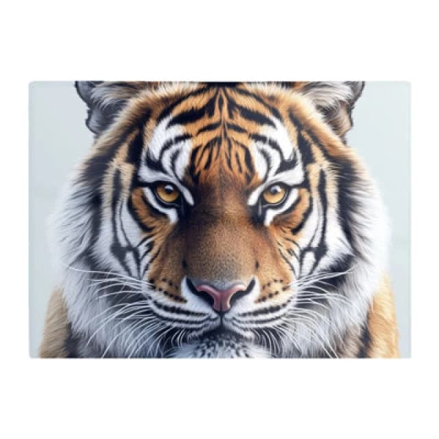 Warren Reed Designer Tiger Face Design Chopping Board