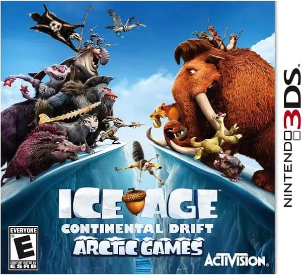 Ice Age 4 Continental Drift Arctic Games Nintendo 3DS Game