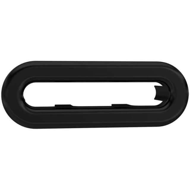 OLD LONDON Matt Black Oval Overflow Cover - OVFL02U - Old London OVFL02U
