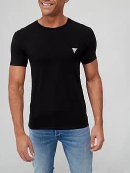Guess Core Small Logo T-Shirt - Black Size M Men