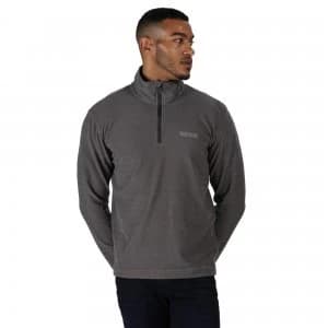 Regatta Grey 'Elgor II' Lightweight 1/4 Zip Fleece - S