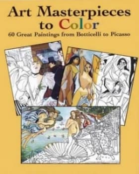Art Masterpieces to Colour by Marty Noble Book