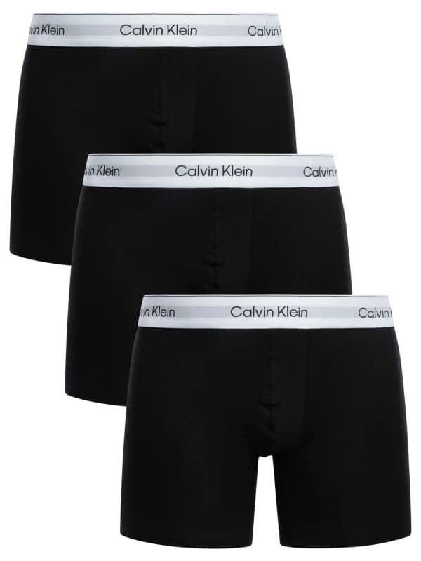 Calvin Klein 3 Pack Icon Boxer Briefs Black/White S