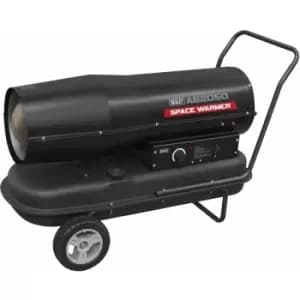 Space Warmer Paraffin/Kerosene/Diesel Heater 205,000Btu/hr with Wheels AB2050 - Sealey