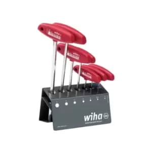 Wiha L-Key With T-Handle Set, 8 Piece