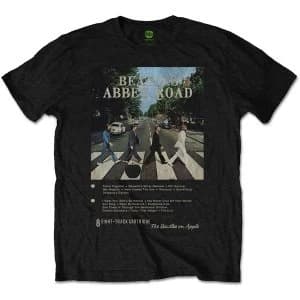 The Beatles - Abbey Road 8 Track Unisex XX-Large T-Shirt - Black