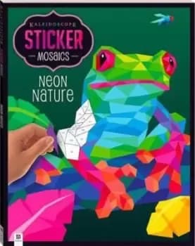 Kaleidoscope Sticker Mosaics Neon Nature by