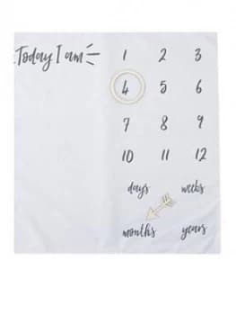 Ginger Ray Baby Milestone Blanket Keepsake