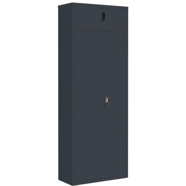 vidaXL File Cabinet Anthracite 90x40x240cm Steel, Multi 3188333