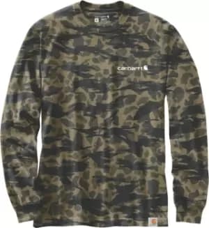Carhartt Workwear Graphic Longsleeve Shirt, multicolored Size M multicolored, Size M