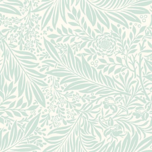 Hoopla Walls Leaf Vine Seafoam Wallpaper