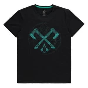 Assassins Creed - Axes Mens Large T-Shirt - Black