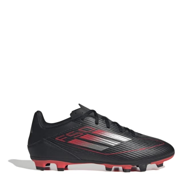 adidas F50 Club Firm Ground Football Boots Adults Core Black/Iron unisex 6 (39.3)