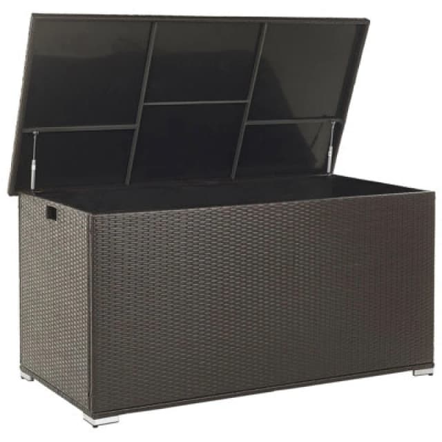 Beliani Storage Box Modena 155cm 75cm Brown