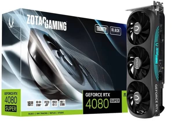 ZOTAC GeForce RTX 4080 SUPER 16GB Trinity Black Edition Graphics Card