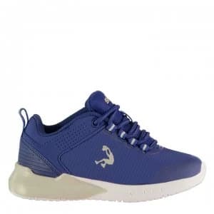 SHAQ Explosive Basketball Trainers Childrens - Blue/Grey