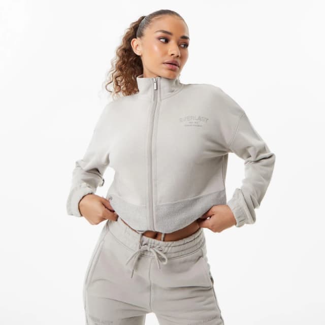 Everlast LB Zip Up Sweatshirt Womens - Neutral Neutral 8