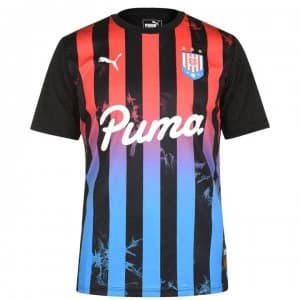 Puma US Short Sleeve Jersey Mens - Black/Red