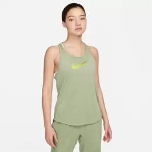 Nike One Dri-FIT Swoosh Womens Tank Top - Green
