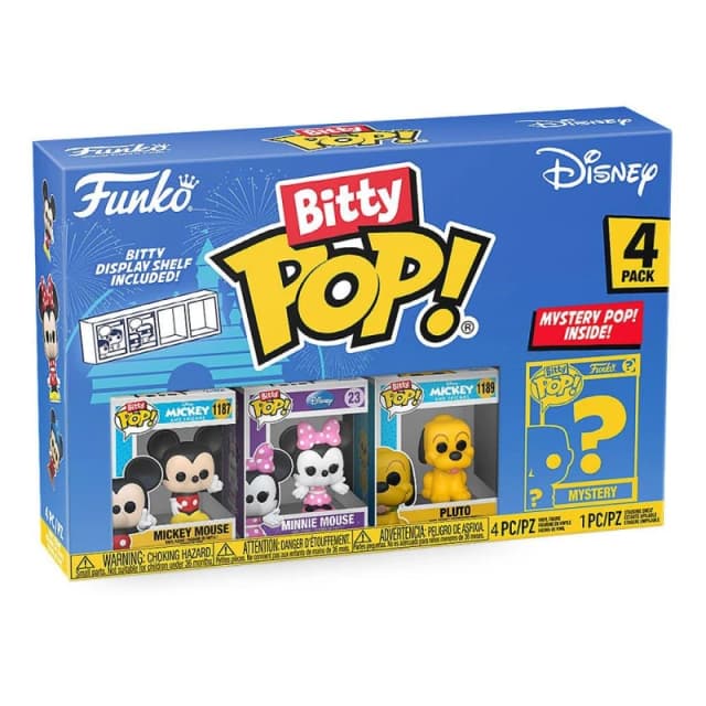 Funko Bitty Pop: Disney Classic S1 4 Pack (Styles Vary) Multi unisex