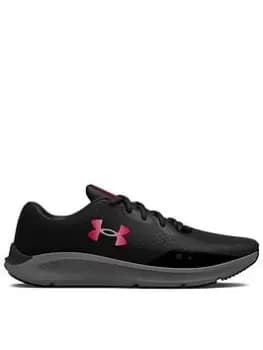 Under Armour Running Charged Pursuit 3 - Black/Grey/Red, Size 6, Men