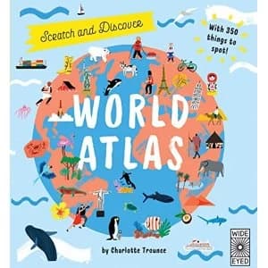 Scratch and Learn World Atlas Hardback 2018