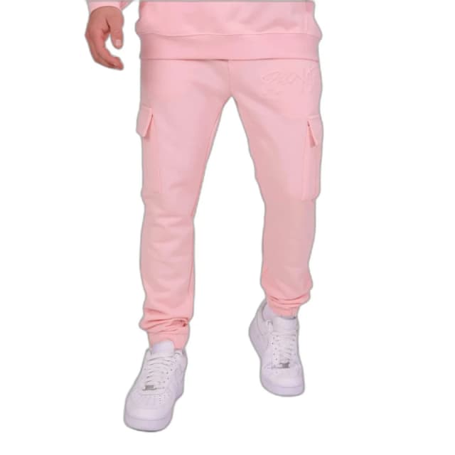 Project X Paris Cargo joggers Project X Paris Logo embossage relief Rose Male S TU214907_PK