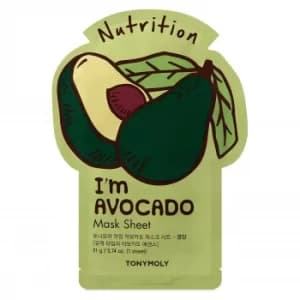 TONYMOLY I'm Avocado Sheet Mask 21g