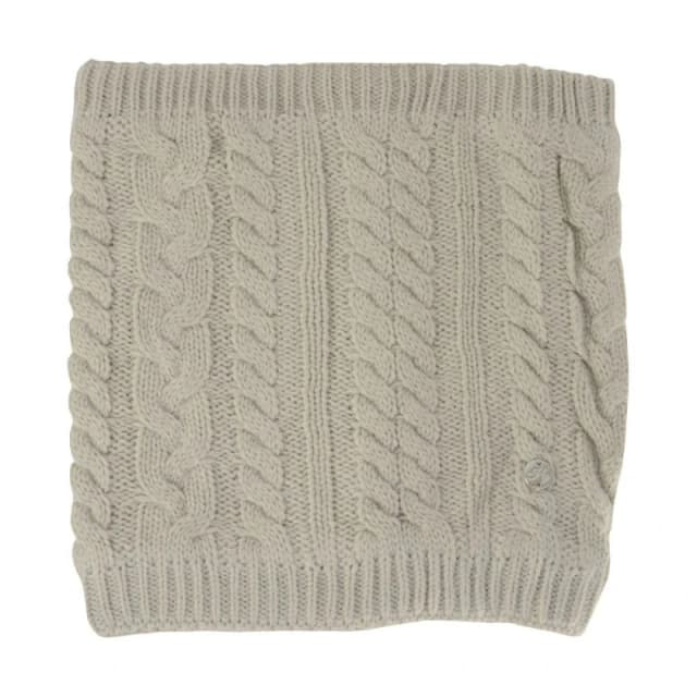 HyFASHION Mens Meribel Cable Knit Snood in Beige Beige Male One Size