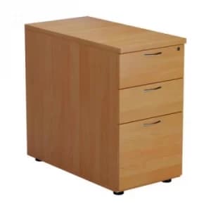 First Desk High 3 Drawer Pedestal 800mm Deep Beech KF79930