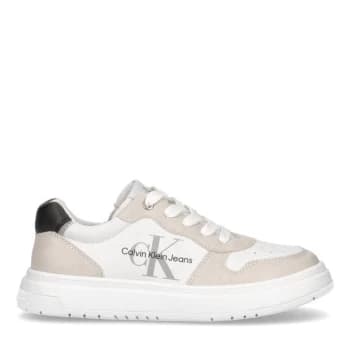 Calvin Klein Jeans Childrens Recycled Trainers - Beige