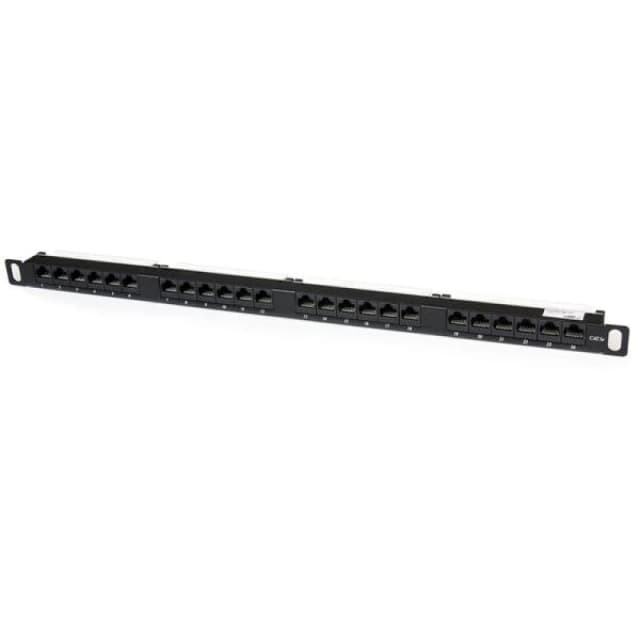 24 Port 0.5U RM Cat5e 110 Patch Panel