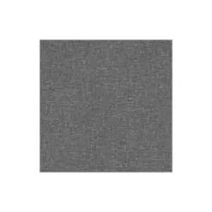Arthouse Linen Texture Charcoal Wallpaper