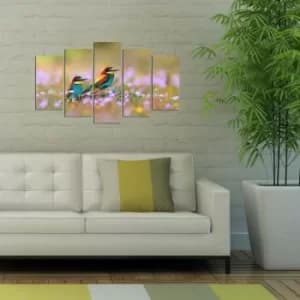 5MX-115 Multicolor Decorative MDF Painting (5 Pieces)