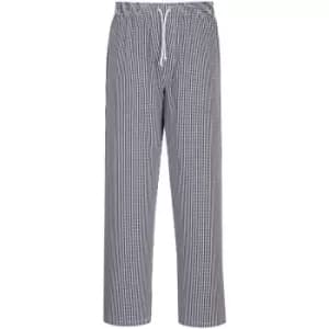 Portwest C079 - Check Sz 3XL Regular Bromley Chefs Trousers Checked Checkered - Check