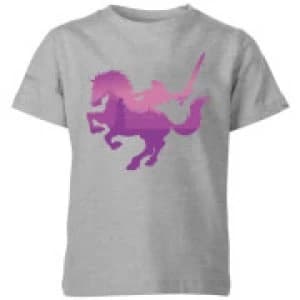 Nintendo The Legend Of Zelda Silhouette Kid's T-Shirt - Grey - 9-10 Years