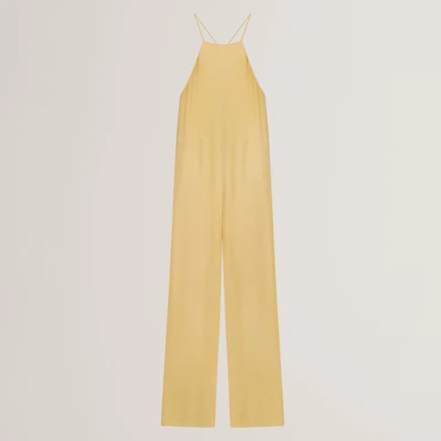 Ted Baker Ted BltHaltNk J/suit Ld62 Lt-Yellow female 8 (XS)