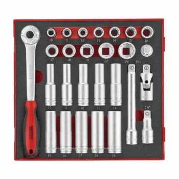 Teng Tools - TED1227 1/2' Drive Eva Socket Set 27pcs