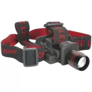 Head & Hat Torch - 3W CREE XPE LED - Adjustable Headband - Battery Powered