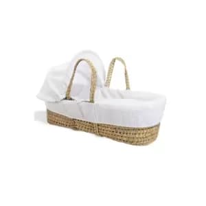 Clair de Lune Waffle Palm Moses Basket
