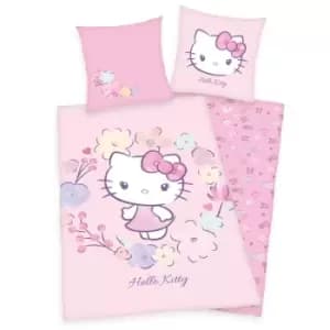 Hello Kitty Duvet Set Hello Kitty 135 x 200cm / 80 x 80 cm