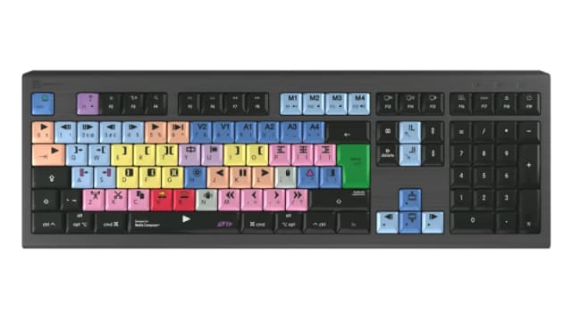 Logickeyboard LKB-MCOM4-A2M-UK keyboard Gaming USB QWERTY English Blac