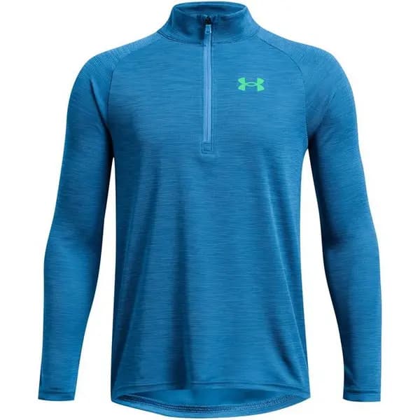 Under Armour Tech Textured half Zip Performance Jackets 7-8 (S) Blue 55864618175