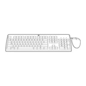 HP USB BFR with PVC Free UK Keyboard/Mouse Kit