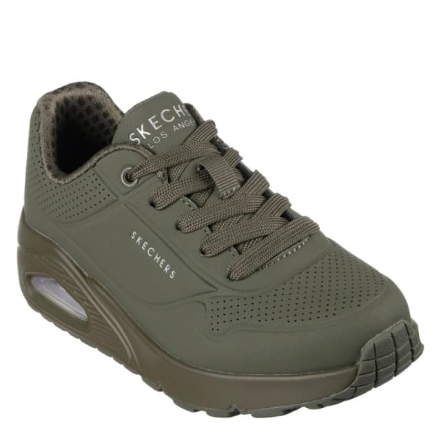 Skechers Uno Stand On Air Trainers Junior Olive male 5.5 (38.5)