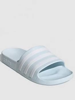 adidas Adilette Aqua - Light Blue, Size 4, Women