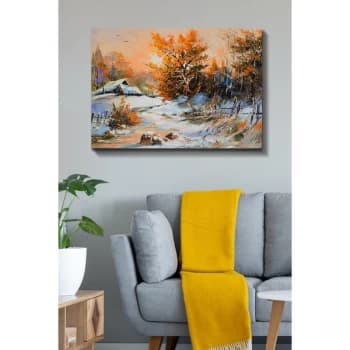 Kanvas Tablo (70 x 100) - 187 Multicolor Decorative Canvas Painting